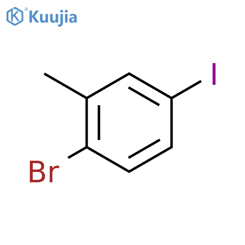 2-Bromo-5-iodotoluene structure