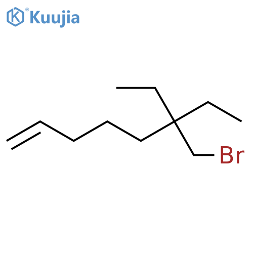 1-Octene, 6-(bromomethyl)-6-ethyl- structure