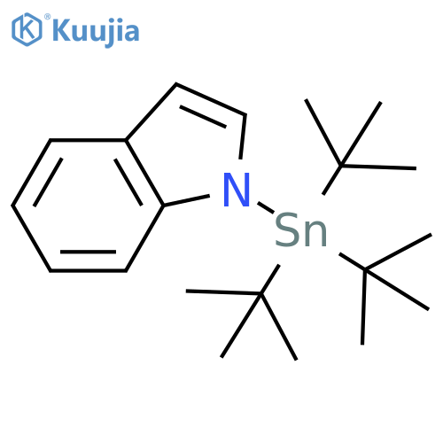 1H-Indole, 1-[tris(1,1-dimethylethyl)stannyl]- structure
