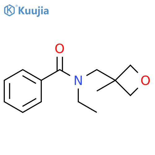 Benzamide, N-ethyl-N-[(3-methyl-3-oxetanyl)methyl]- structure