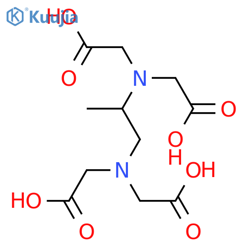 Glycine,N,N'-(1-methyl-1,2-ethanediyl)bis[N-(carboxymethyl)-, sodium salt (1:4) structure