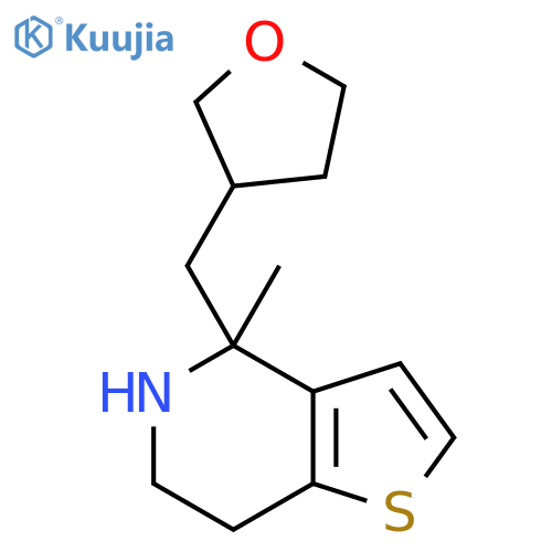 4-methyl-4-(oxolan-3-yl)methyl-4H,5H,6H,7H-thieno3,2-cpyridine structure