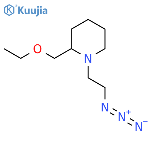 1-(2-Azidoethyl)-2-(ethoxymethyl)piperidine structure