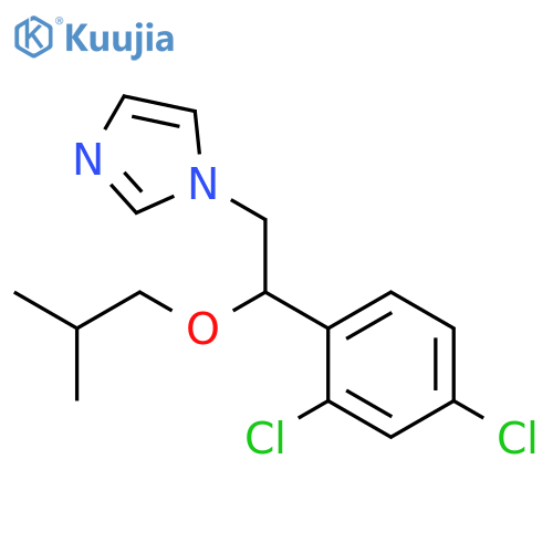 1H-Imidazole, 1-[2-(2,4-dichlorophenyl)-2-(2-methylpropoxy)ethyl]- structure