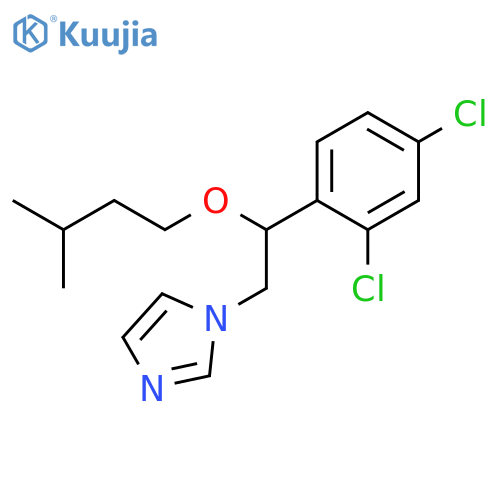 1H-Imidazole, 1-[2-(2,4-dichlorophenyl)-2-(3-methylbutoxy)ethyl]- structure