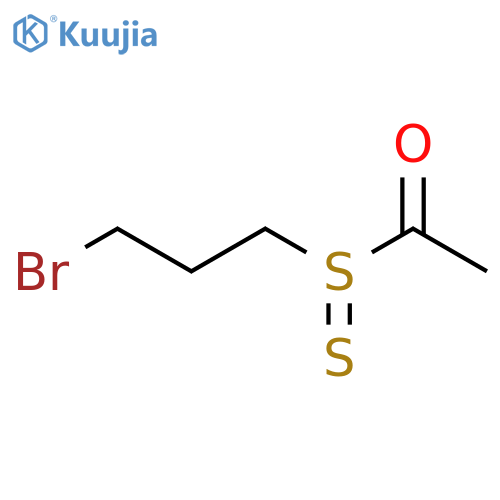 1-((3-Bromopropyl)sulfinothioyl)ethan-1-one structure