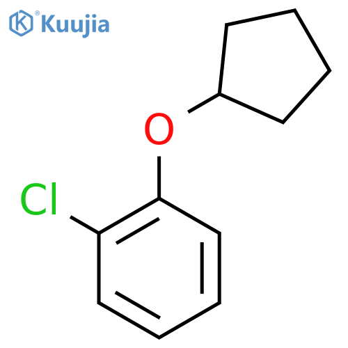 1-chloro-2-cyclopentyloxybenzene structure