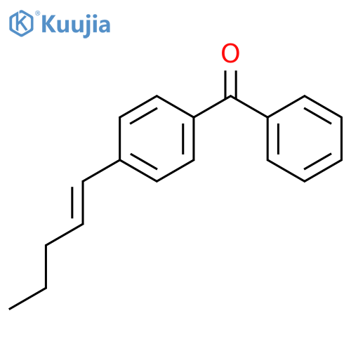 Methanone, [4-(1E)-1-penten-1-ylphenyl]phenyl- structure