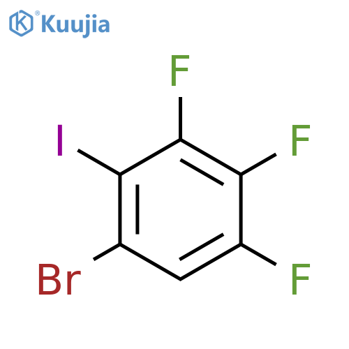 1-Bromo-3,4,5-trifluoro-2-iodobenzene structure
