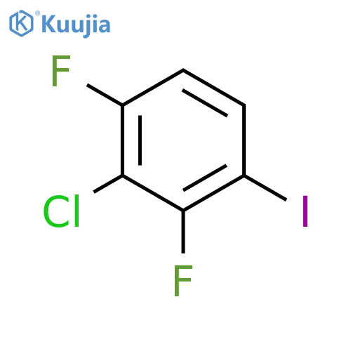 2-Chloro-1,3-difluoro-4-iodobenzene structure