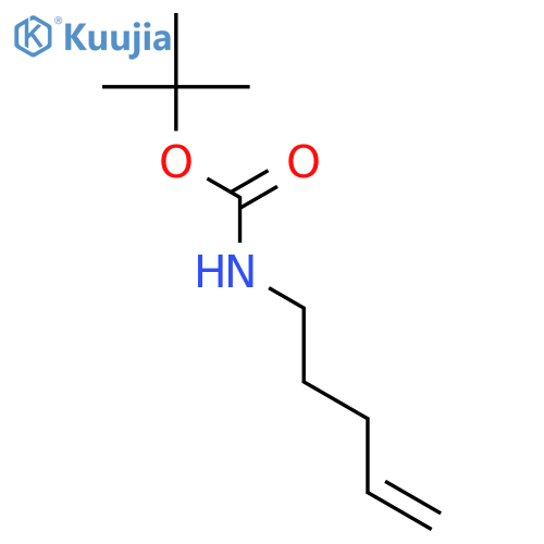 tert-butyl N-(pent-4-en-1-yl)carbamate structure