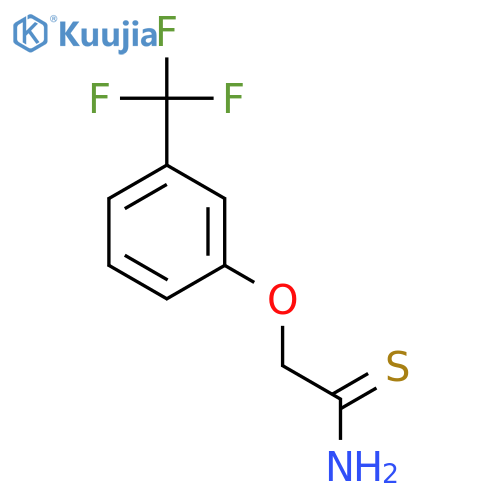 2-[3-(Trifluoromethyl)phenoxy]ethanethioamide structure