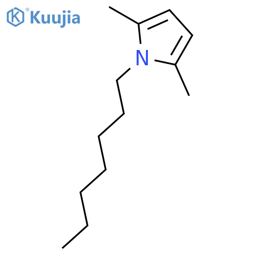 1H-Pyrrole, 1-heptyl-2,5-dimethyl- structure