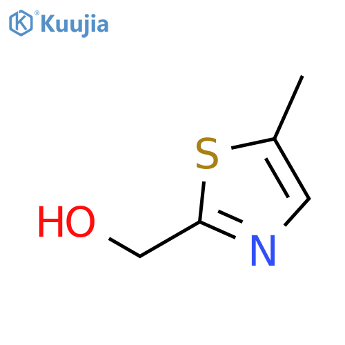 5-Methyl-2-thiazolemethanol structure