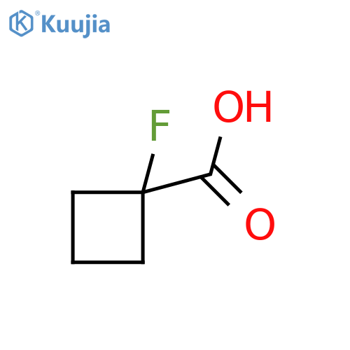 1-fluorocyclobutane-1-carboxylic acid structure