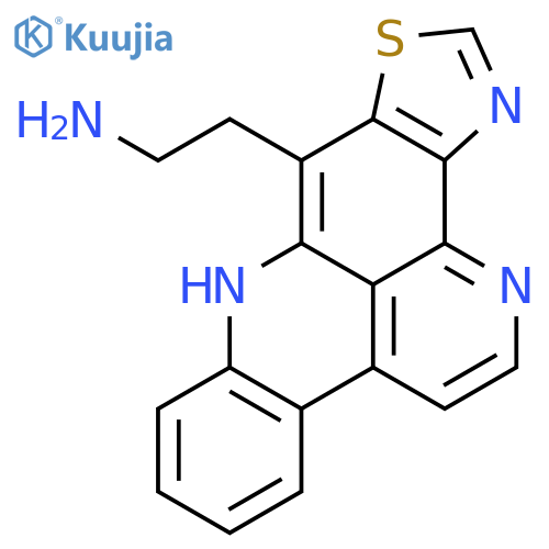 8H-Pyrido[4,3,2-mn]thiazolo[4,5-b]acridine-9-ethanamine structure