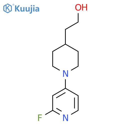2-(1-(2-Fluoropyridin-4-yl)piperidin-4-yl)ethan-1-ol structure