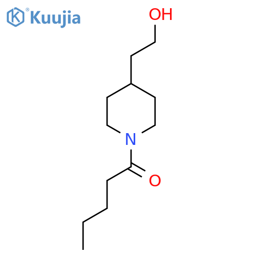 1-(4-(2-hydroxyethyl)piperidin-1-yl)pentan-1-one structure