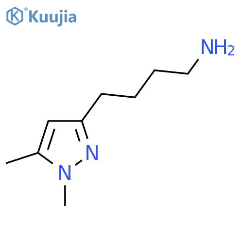 4-(1,5-dimethyl-1H-pyrazol-3-yl)butan-1-amine structure