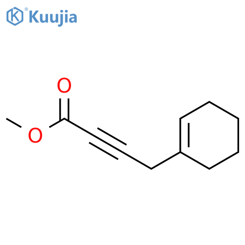 2-Butynoic acid, 4-(1-cyclohexen-1-yl)-, methyl ester structure