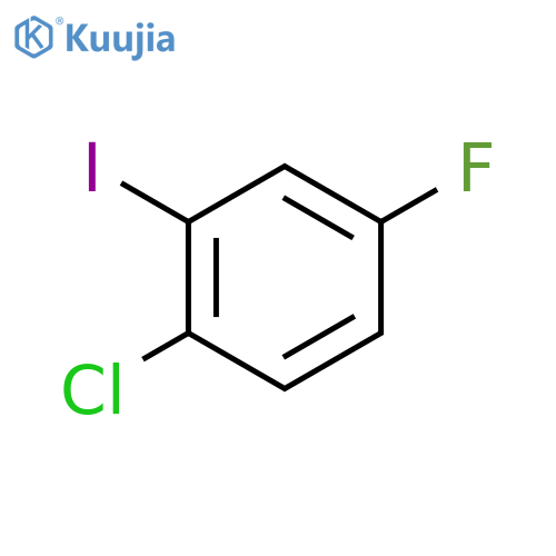 1-Chloro-4-fluoro-2-iodobenzene structure