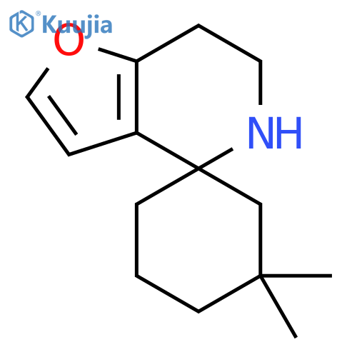 5,5-dimethyl-6',7'-dihydro-5'H-spirocyclohexane-1,4'-furo3,2-cpyridine structure