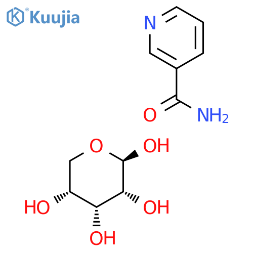 Nicotinamide-beta-riboside structure