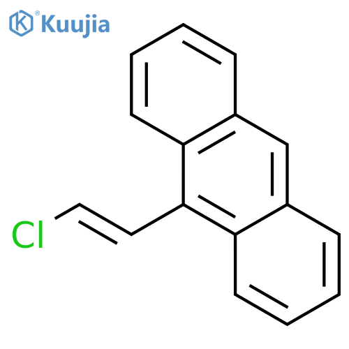 Anthracene, 9-[(1E)-2-chloroethenyl]- structure