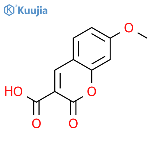 7-Methoxycoumarin-3-carboxylic acid structure