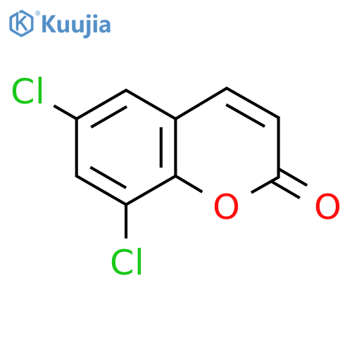 6,8-Dichloro-2H-chromen-2-one structure