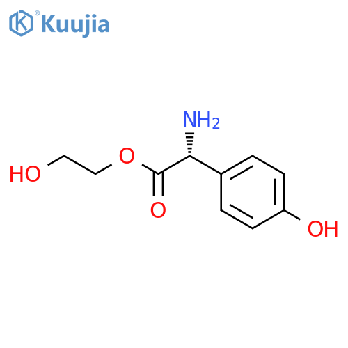 (R)-α-Amino-4-hydroxy-Benzeneacetic Acid 2-Hydroxyethyl Ester structure