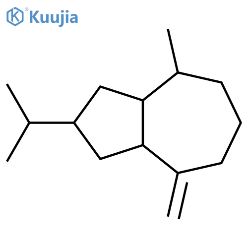 Azulene, decahydro-4-methyl-8-methylene-2-(1-methylethyl)- (9CI) structure