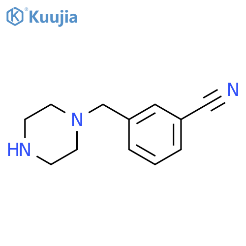 1-(3-CYANOBENZYL)PIPERAZINE structure