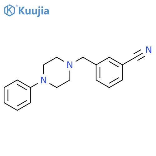 Benzonitrile, 3-[(4-phenyl-1-piperazinyl)methyl]- structure