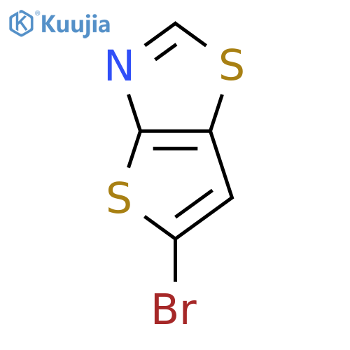 Thieno[2,3-d]thiazole, 5-bromo- structure