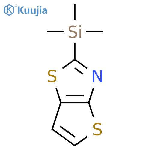 Thieno[2,3-d]thiazole, 2-(trimethylsilyl)- structure