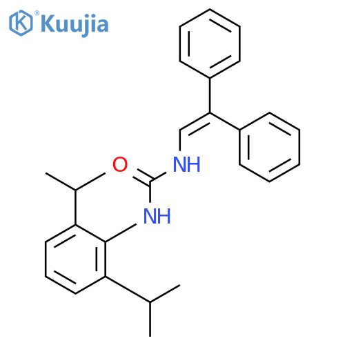Urea, N-[2,6-bis(1-methylethyl)phenyl]-N'-(2,2-diphenylethenyl)- structure