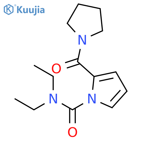 1H-Pyrrole-1-carboxamide, N,N-diethyl-2-(1-pyrrolidinylcarbonyl)- structure