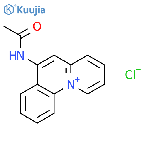 Benzo[c]quinolizinium, 6-(acetylamino)-, chloride structure