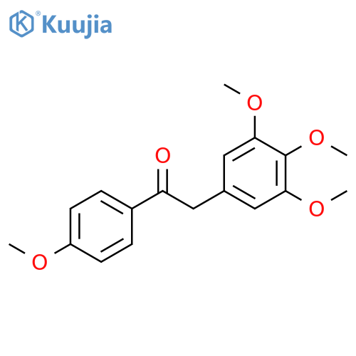Ethanone, 1-(4-methoxyphenyl)-2-(3,4,5-trimethoxyphenyl)- structure