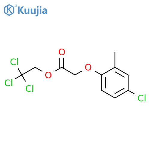 2,2,2-trichloroethyl (4-chloro-2-methylphenoxy)acetate structure