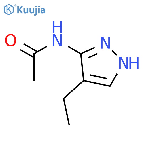 N-(4-ethyl-1H-pyrazol-3-yl)-Acetamide structure