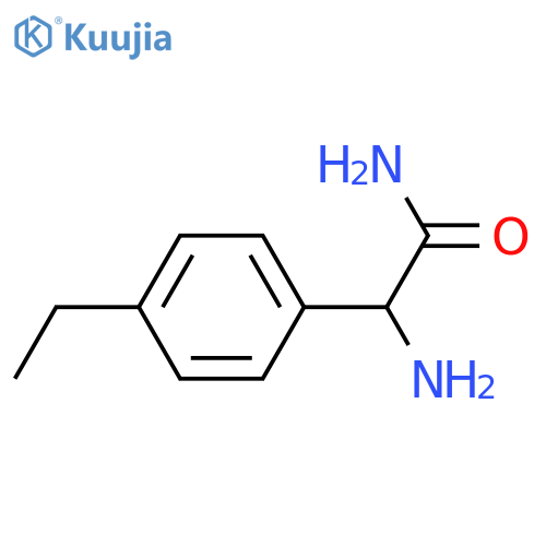 2-Amino-2-(4-ethylphenyl)acetamide structure