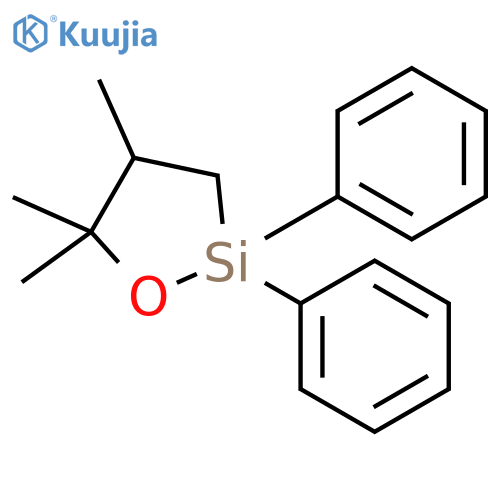 1-Oxa-2-silacyclopentane, 4,5,5-trimethyl-2,2-diphenyl- structure