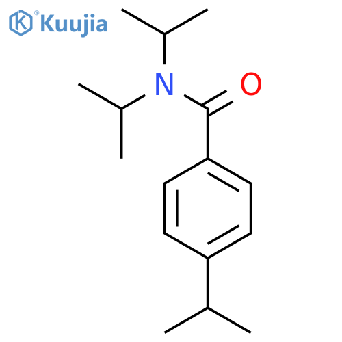 Benzamide,N,N,4-tris(1-methylethyl)- structure