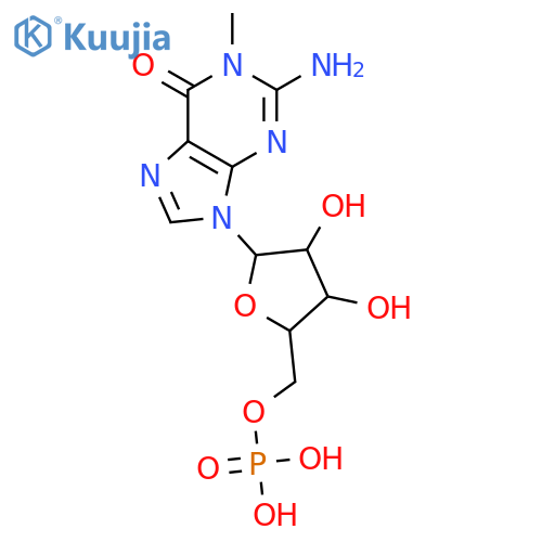 5'-Guanylic acid, 1-methyl- structure