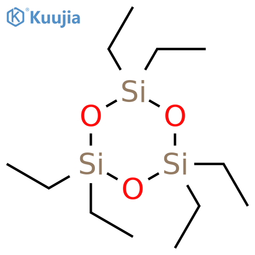 Hexaethylcyclotrisiloxane structure