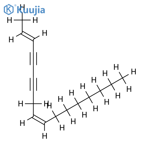 (2E,6Z)-2,9-Heptadecadiene-4,6-diyne structure