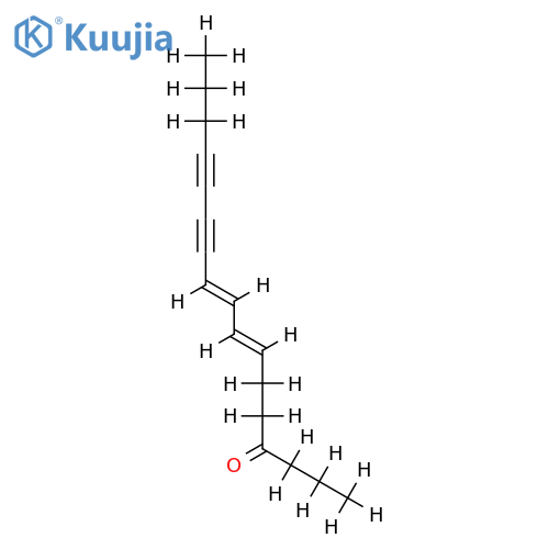 heptadeca-7t,9t-diene-11,13-diyn-4-one structure