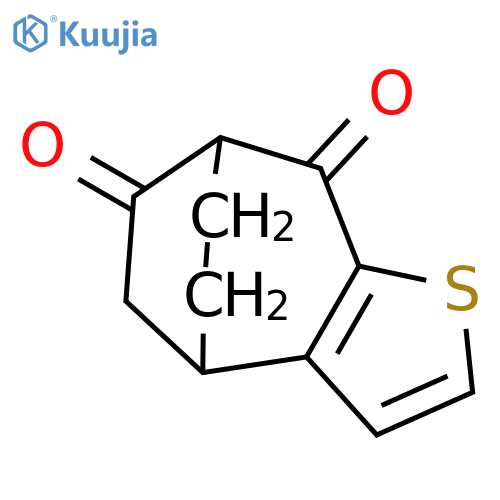 4,7-Ethano-4H-cyclohepta[b]thiophene-6,8(5H,7H)-dione structure
